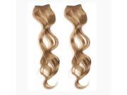 Unique Bargains Unique Bargains 20 Headdress Long Curl Wave DIY Ponytail Wig for Woman 2 Pcs