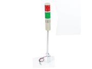 Green Red LED Industrial Signal Tower Safety Stack Warning Light 90dB DC 24V