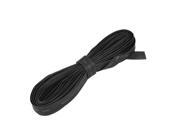 10M 12mm Dia Black Polyolefin Heat Shrinking Shrinkable Tubing Tubes