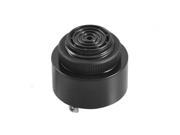 DC 12V Industrial Electronic Continuous Sound Buzzer 75dB Black