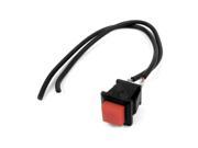 Unique Bargains DS 430 Red Button Van Truck Momentary Switch AC 125V 1A w Wire
