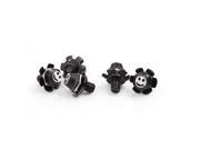 Unique Bargains 5 Pcs 8mm Thread Dia Flower Shaped Motorcycle License Plate Frame Bolts Screws