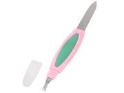 2 in 1 Cuticle Trimmer Cutter Remover Nail File 14cm Long for Manicure Pedicure
