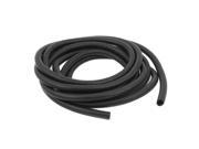 Unique Bargains 4.5M 15Ft 0.4 Black PVC Flexible Corrugated Tubing Hose Cable Sprial Pipe