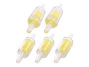 Unique Bargains Fish Bowl Plastic 1 Way Air Line Pump Check Valves Replacement 5 Pcs