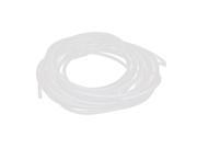 Unique Bargains White Protective Heat Resistant Sleeve Sleeving 4mm x 10m for Cable Wire