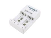 US Plug LED Indicator 12 Slots Multi Charger for AA AAA 9V Rechargeable Baterry