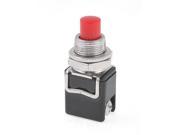 Unique Bargains Van Car Momentary 2 Terminals 0.3 Dia Red Press Button Switch 12V