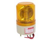 AC 220V Industrial Alarm System Rotating Warning Light Lamp Orange