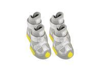 Antislip Bottom Yellow Word Gray Shoes Sz 2 for Puppy
