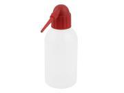 Tapered Nozzle Graduated Capped Squirt Squeeze Bottle Red Clear White 250ml