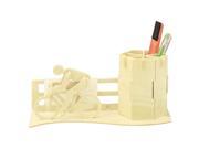 Wooden Puzzled Racing Bicycle Pen Holder Woodcraft Construction Kit