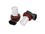 Car Replacement H8 12 5630 Yellow SMD LED Light Singal Stopping Lamp Bulb 2 Pcs