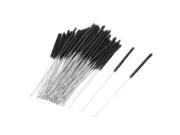 Unique Bargains Unique Bargains 100pcs 6.1 Chemistry Test Tube Bottle Washing Cleaning Nylon Black Brush