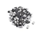 Unique Bargains 100 Pcs SMD 2 Pin Momentary Push Button Tactile Tact Switches 3x6x2.5mm