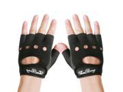 Unique Bargains Comfortable Anti slip Fitness Sports Gloves Padded Palm Support Size M