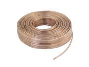 Unique Bargains Copper Tone Universal Car Speaker 5mm 2 Wired Coil Cable 150m Length