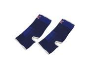 Unique Bargains 2pcs Sports Stretchy Ankle Brace Support Sleeve for Badminton Running