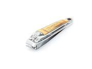 Unique Bargains File Inlaid Silver Tone Finger Nail Clippers Trimmer Cutter Tool