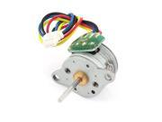 Unique Bargains 15mm Length 1.5mm Dia Shaft 2Phase 4Wire 4Pin Micro Stepper Motor DC 3 6V