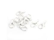 Unique Bargains 10 Pcs 12 x 6mm Lobster Trigger Claw Clasps Jewelry DIY Fasteners Findings
