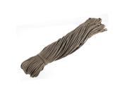 Outdoor Camping Hiking Survival Portable Safety Rope Brown 100M
