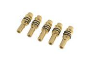 Unique Bargains 5pcs 15AK Welding Torch Fittings Tip Holder Diffuser Adapter Gold Tone