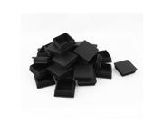 Unique Bargains Furniture Fittings Square Tube Inserts End Blanking Cover Caps 50x50x18mm 30 Pcs