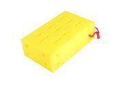 Durable Practical Perforated Water Absorbent Car Wash Sponge Yellow