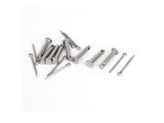 M3 x 16mm Flat Head 304 Stainless Steel Round Clevis Pins Fastener 8Sets