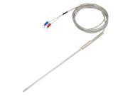 Unique Bargains Unique Bargains Liquid Measuring 150mm x 3mm K Type Earth Thermocouple Probe 2 Meters