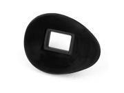 Unique Bargains 18mm Black Rubber DSLR SLR Cameras Monitor View Finder Cover