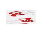 Red Flame Shaped Self adhesive Car Truck Window Stickers Decaration