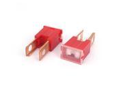 Auto Car 50A 32V Male PAL 2 Straight Blade Slow Blow Fuse Red 2Pcs