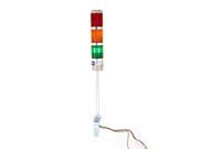 Unique Bargains DC 24V Multi Layers Red Orange Green Light Industrial Warning Signal Tower Lamp