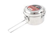 Kitchen Deliberate Clasp Closures Stainless Steel Storage Lunch Box Bucket