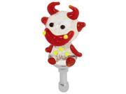 Unique Bargains Smartphone Clear Glow in Dark Cow Ornament 3.5mm Ear Cap Dust proof Stopper