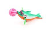 Child Plastic Colorful Rotary Ball Dolphin Clockwork Wind up Toy
