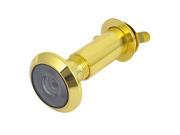 Unique Bargains Gold Tone Metal 200 Degree Door Viewer Peephole 30mm 45mm for Home