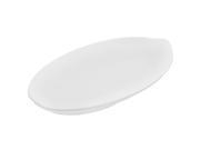 Unique Bargains Home Restaurant Boat Shape Dish Serving Bowl Plate White