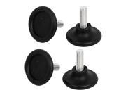 Unique Bargains M8 x 20mm Thread 37mm Head Furniture Glide Leveling Foot Adjuster 4 Pcs