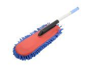 Vehicles Cars Window Clean Nonslip Handle Chenille Microfibe Duster Blue