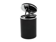 Portable Cylinder Designed Smokeless Ashtray for Car Auto Black