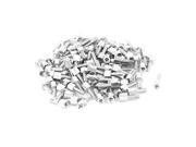 100pcs 4 40 0.197 0.315 Brass Screws Stainless Hex Head Cap Nickle Plated