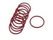 Unique Bargains 10pcs 39mm Outside Dia 2.5mm Thickness Rubber Oil Filter Seal Gasket O Rings Red