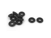 10pcs 10mm x 4mm x 3mm Black Rubber O Ring Fastener Washer Air Gas Seal Sealing