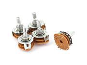 Unique Bargains 5 Pcs 2P4T 2 Pole 4 Position 6mm Knurled Shaft Dia Band Selector Rotary Switch