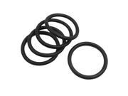 Unique Bargains 5 Pcs x Rubber Sealing Washers Oil Filter O Rings 50mm x 5mm