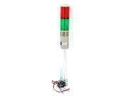 AC220V Red Green Industry Warning Stack Signal Tower Light NPT5 K E 90cm Cable