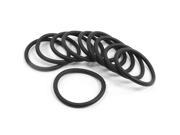 Unique Bargains 10 Pcs Industrial Black Rubber O Ring Anti Shock Gaskets 47mm x 39mm